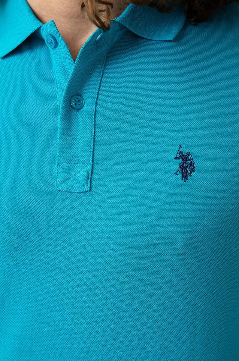 Erkek Petrol Basic Polo Yaka Tişört