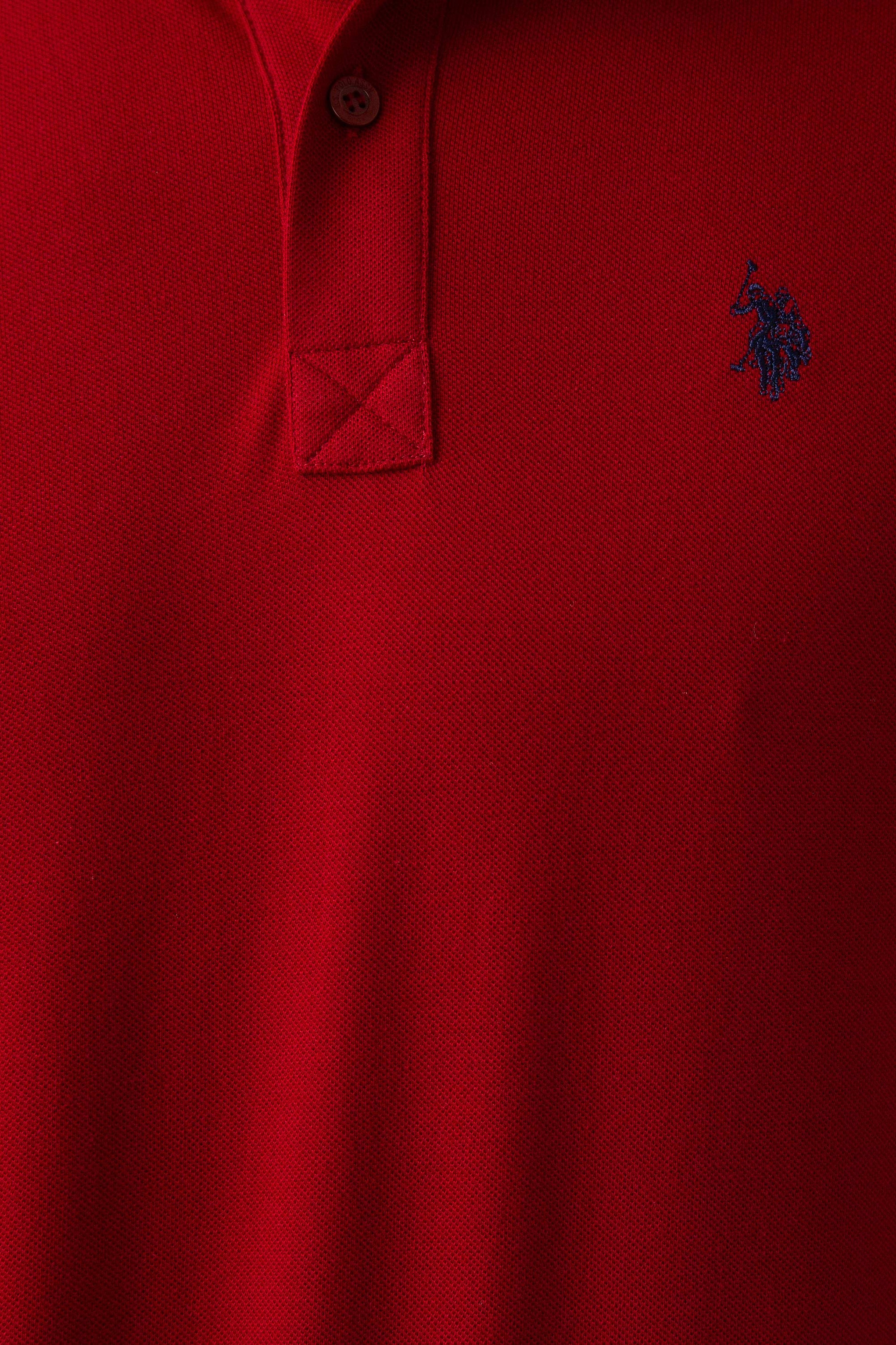 Erkek Bordo Basic Polo Yaka Tişört