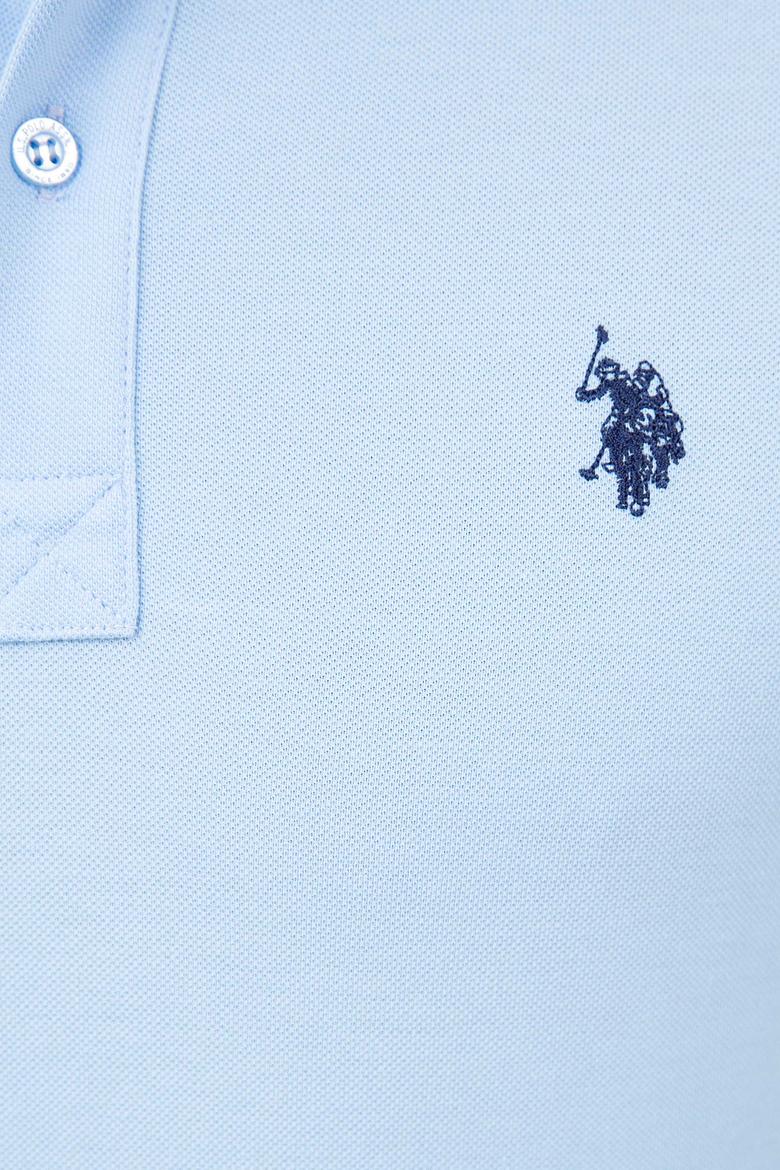 Erkek Mavi Polo Yaka T-Shirt Basic - 50199991307