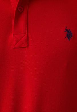 Erkek Kırmızı Basic Polo Yaka Tişört - 50199991322