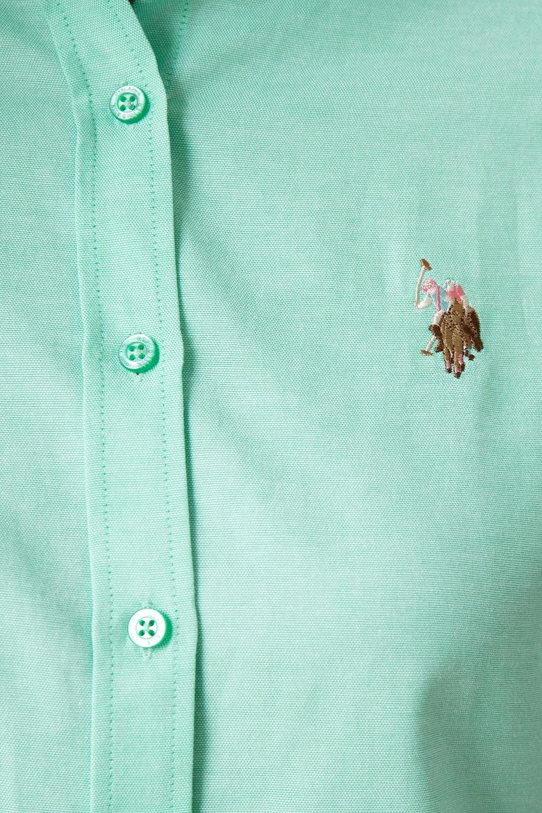 Kadın Yeşil Gömlek Uzunkol Basic - 50201568034