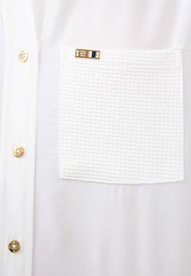 Kadın Beyaz Gömlek Kısakol - 50205212011