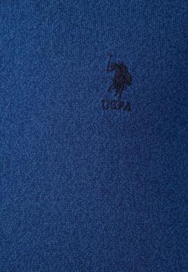 Erkek İndigo Bisiklet Yaka Basic Triko Kazak - 50206752010