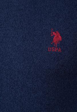 Erkek Lacivert Bisiklet Yaka Basic Triko Kazak - 50206752019