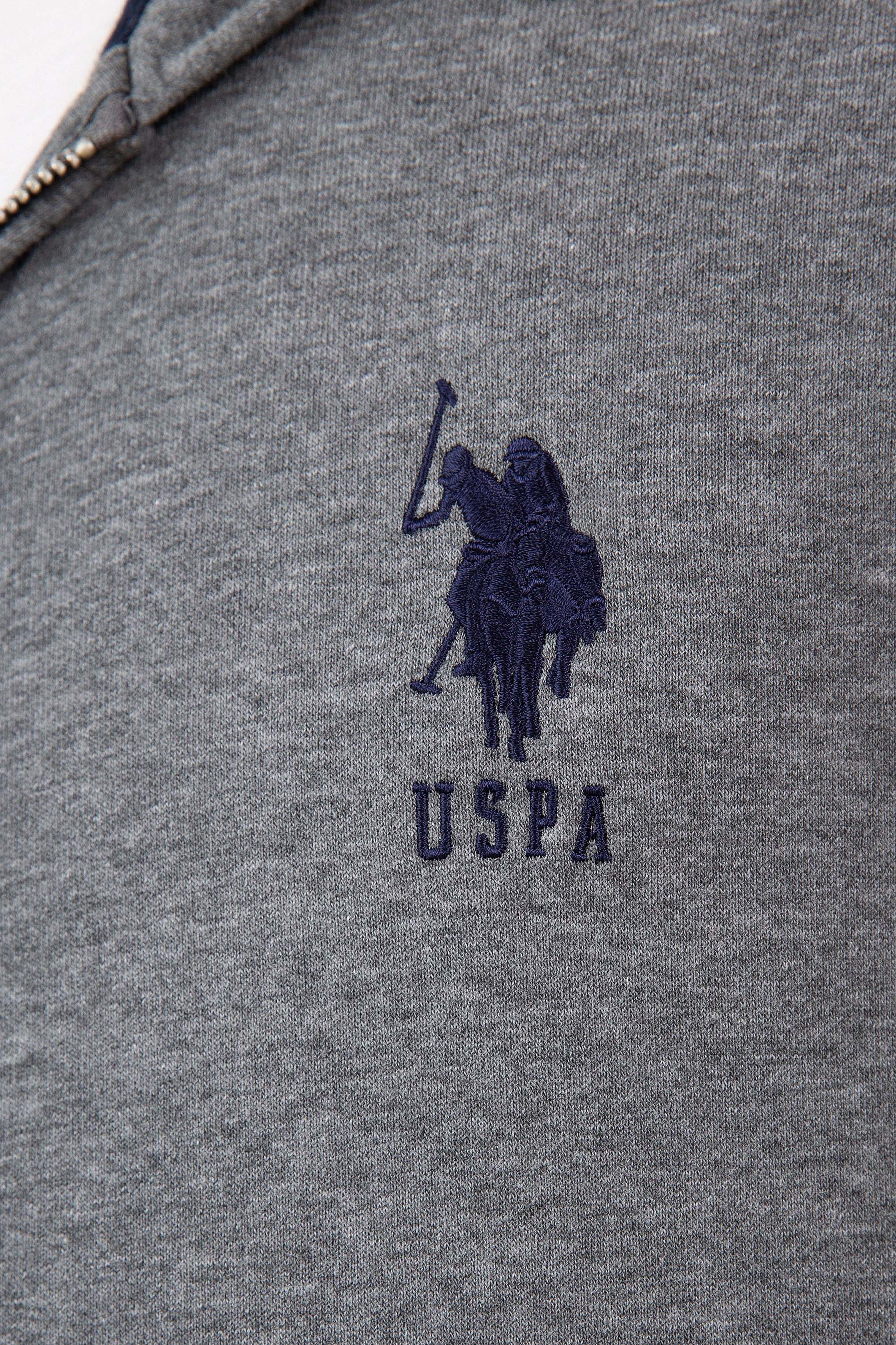 Erkek Antrasit Melanj Sweatshirt - Image 5