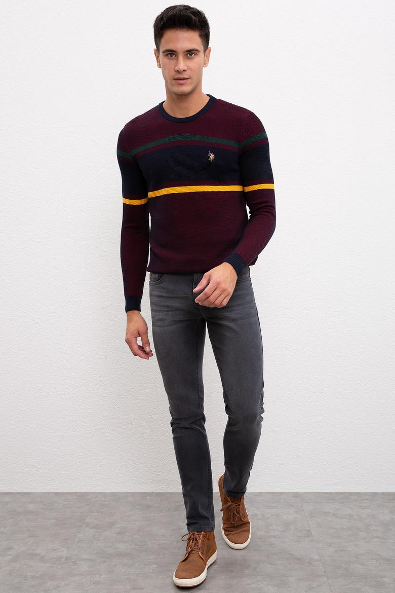 Erkek Bordo Kazak - 50207717023