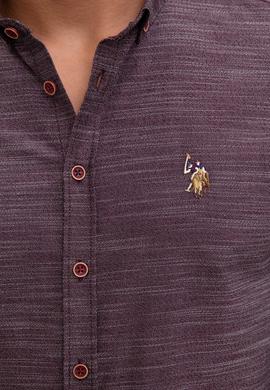 Erkek Bordo Gömlek - 50207870019