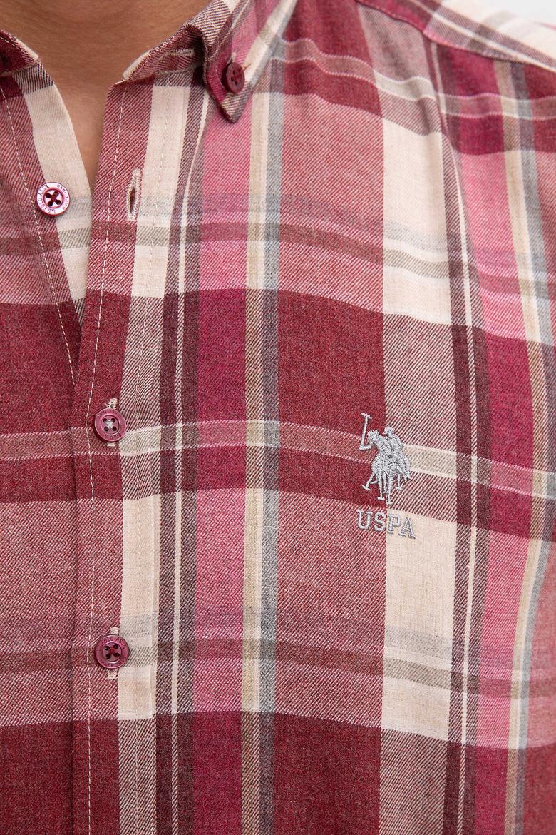 Erkek Bordo Gömlek - 50208673006