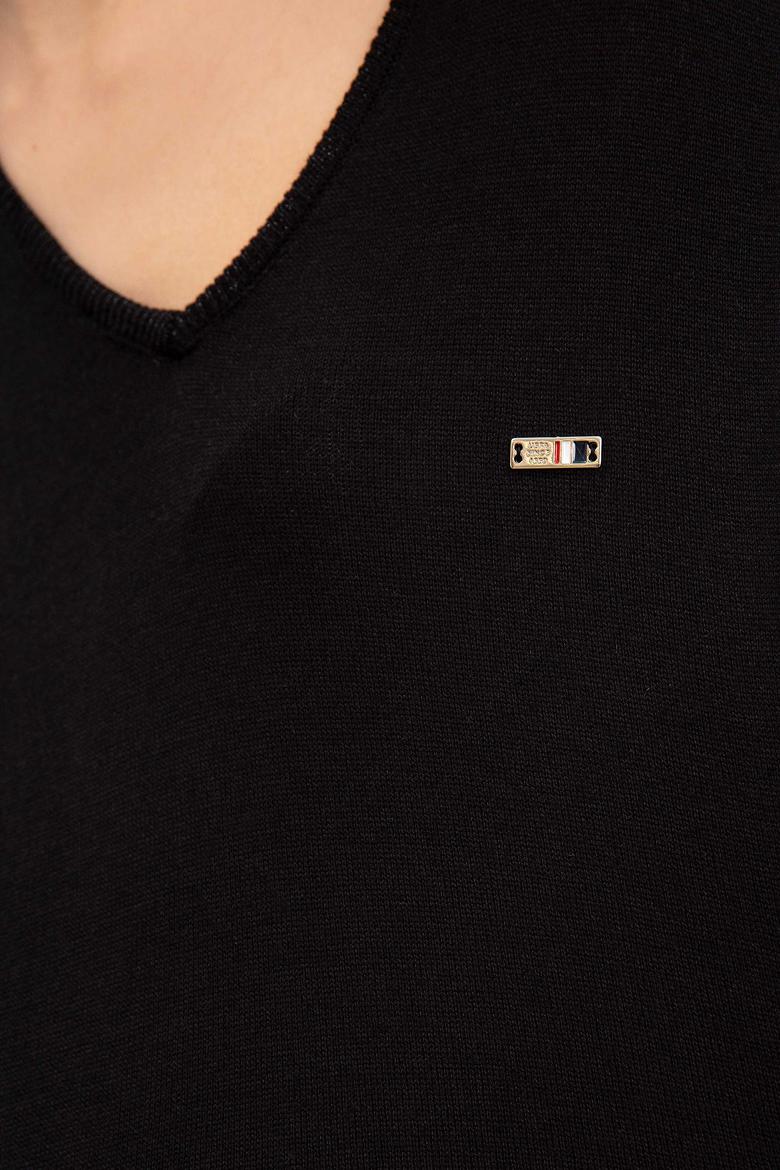 Kadın Siyah Kazak - 50206845011