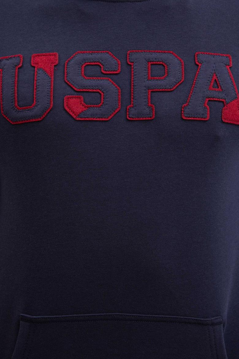 Erkek Lacivert Kapüşonlu Sweatshirt Basic - 50207318039