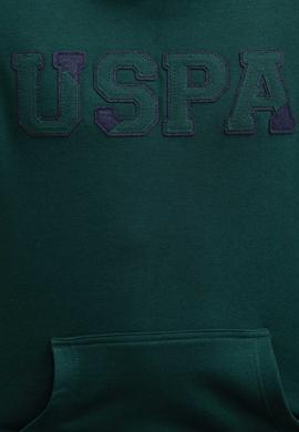 Erkek Koyu Yeşil Kapüşonlu Sweatshirt Basic - 50207318019