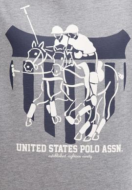 Erkek Gri Melanj Bisiklet Yaka Sweatshirt - 50208654023