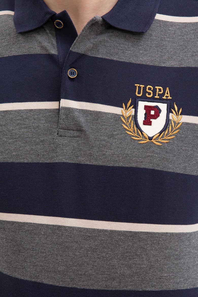 Erkek Lacivert Polo Yaka Sweatshirt - 50207477029