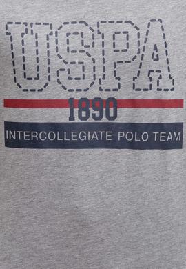 Erkek Gri Melanj Bisiklet Yaka Sweatshirt - 50208668029