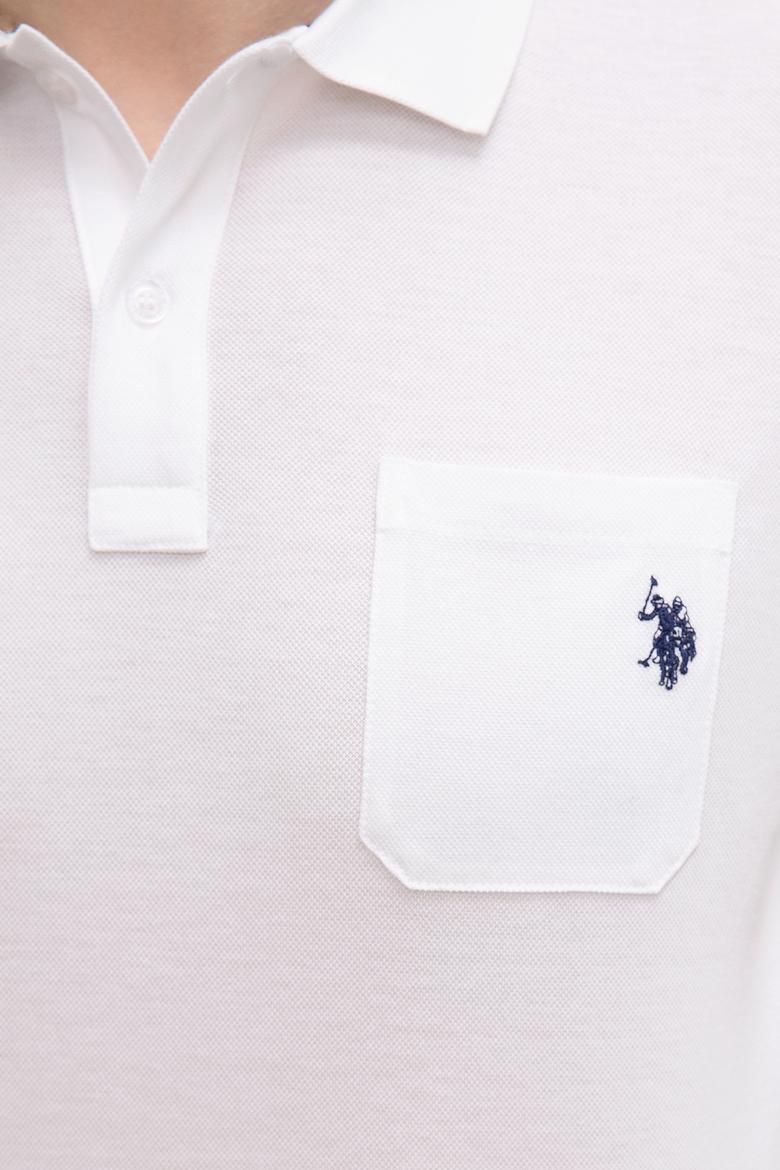 Erkek Beyaz Polo Yaka T-Shirt - 50199676007