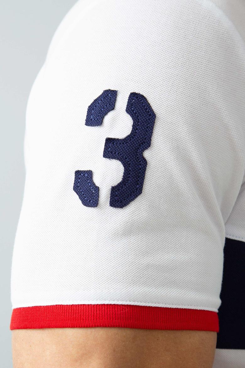 Erkek Beyaz Polo Yaka T-Shirt - 50199779003