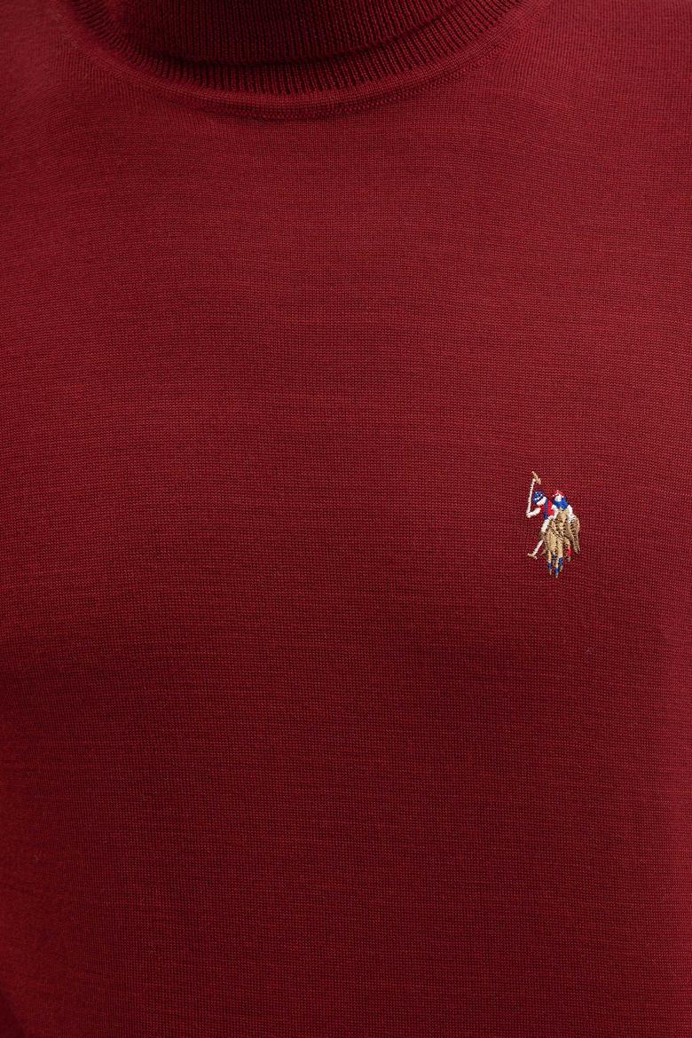 Erkek Bordo Basic Kazak - 50206744028