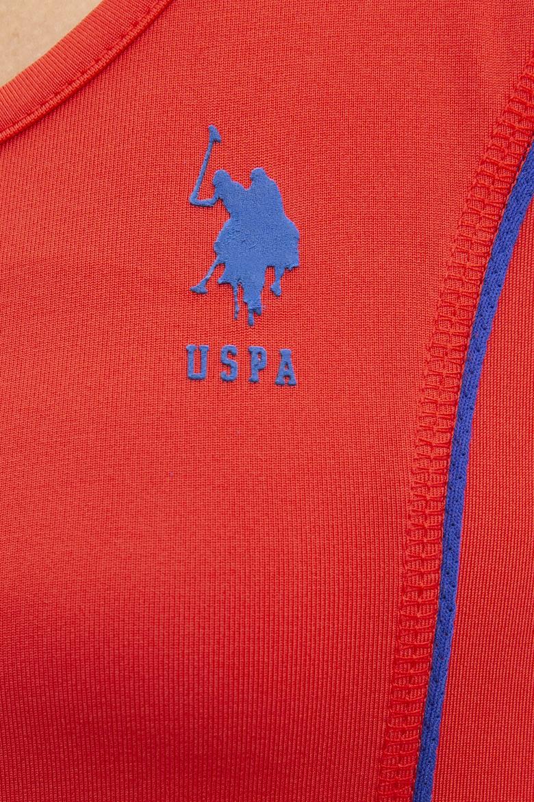 Kadın Kırmızı Bisiklet Yaka T-Shirt - 50201146018