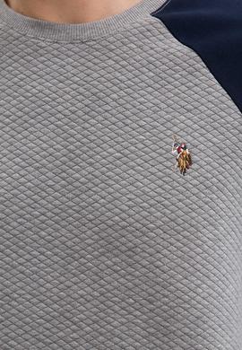 Erkek Lacivert Bisiklet Yaka Sweatshirt - 50207563001