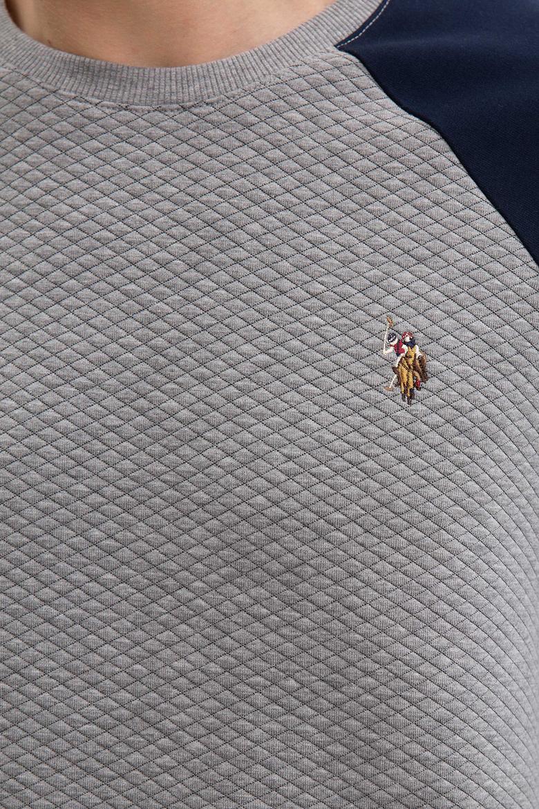 Erkek Lacivert Bisiklet Yaka Sweatshirt - 50207563001