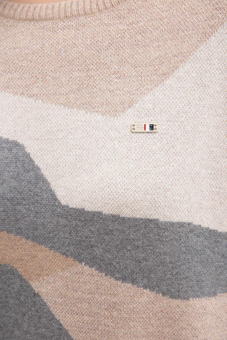 Kadın Beyaz Triko Kazak - 50206790003