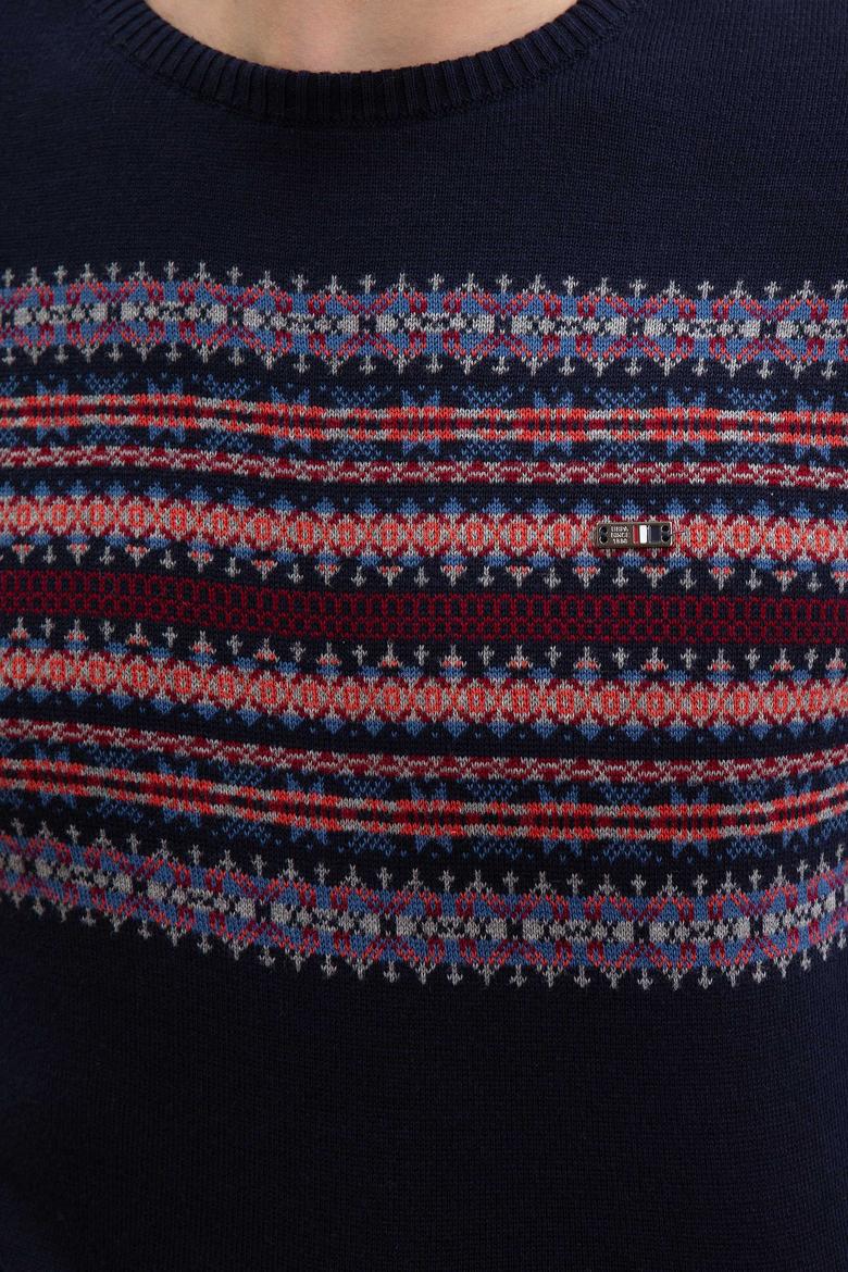 Erkek Lacivert Kazak - 50207661035