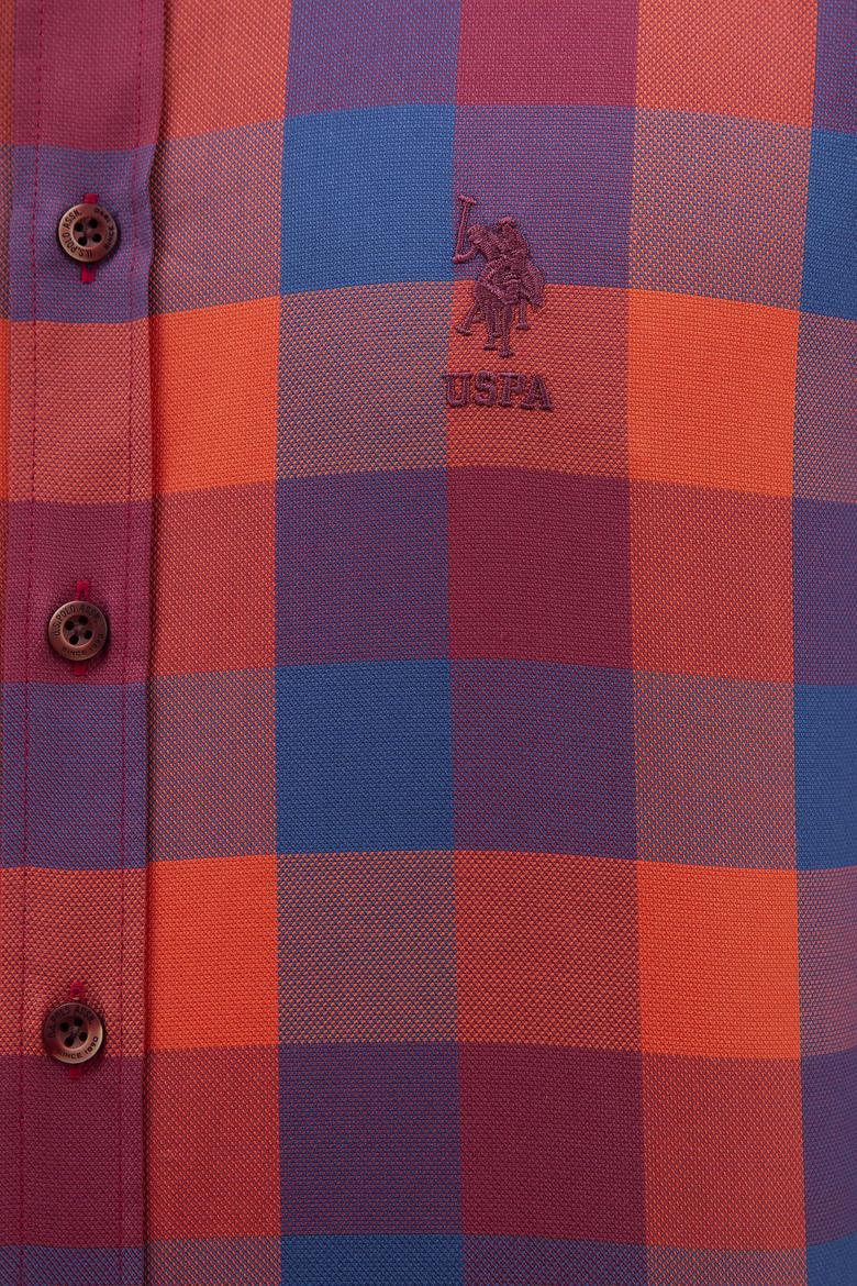 Erkek Bordo Uzun Kollu Gömlek - 50207349013