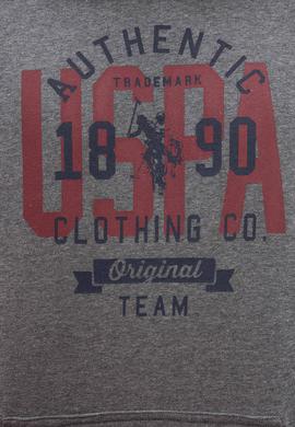 Erkek Antrasit Melanj Kapüşonlu Sweatshirt - 50208666031