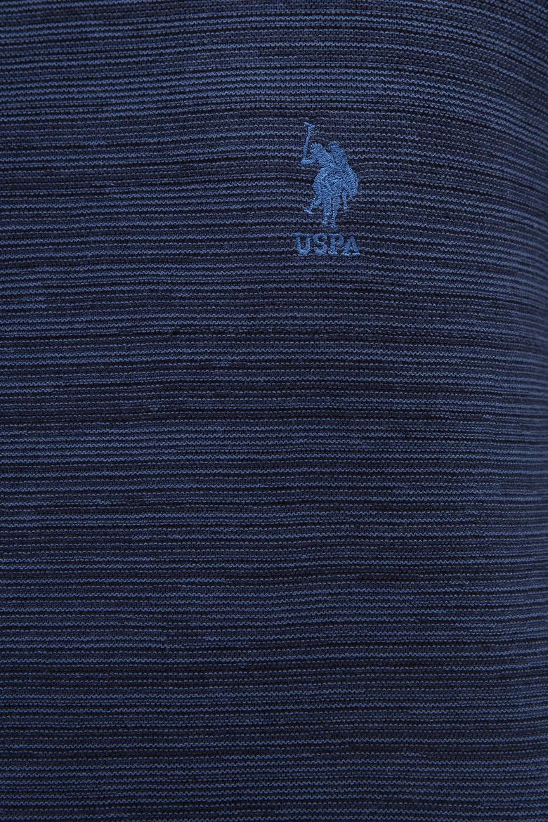 Erkek Lacivert Bisiklet Yaka Triko Kazak - 50205629004