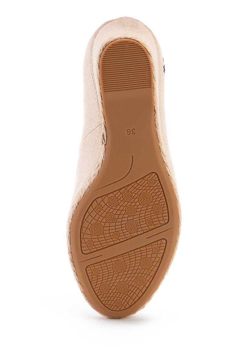 Kadın Beyaz Dolgu Topuklu Ayakkabı - 50201836017