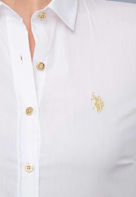 Beyaz Gömlek Uzunkol Basic - 50192577018