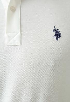 Erkek Ekru Basic Polo Yaka Tişört - 50199991262