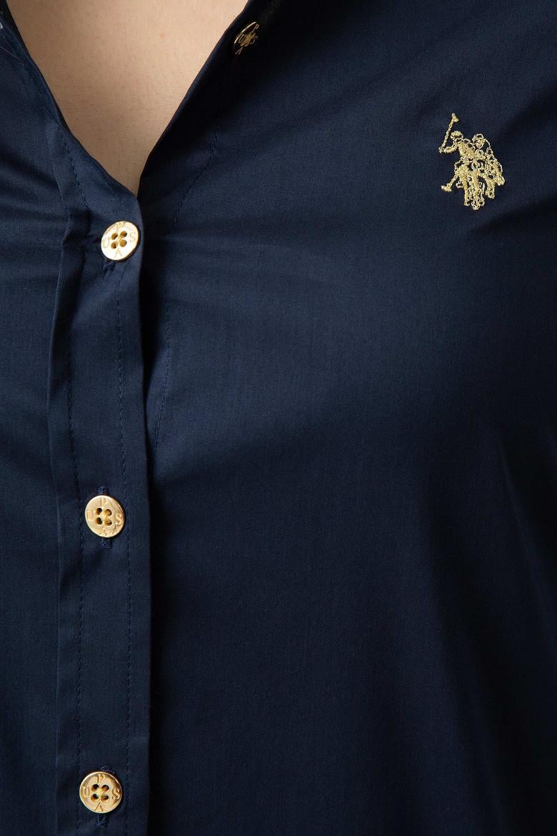 Lacivert Gömlek Uzunkol Basic - 50192577025