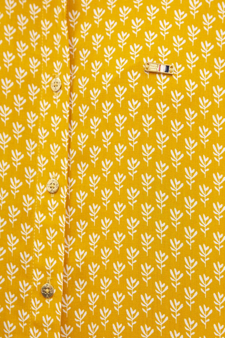 Kadın Sarı Gömlek Uzunkol - 50199215017