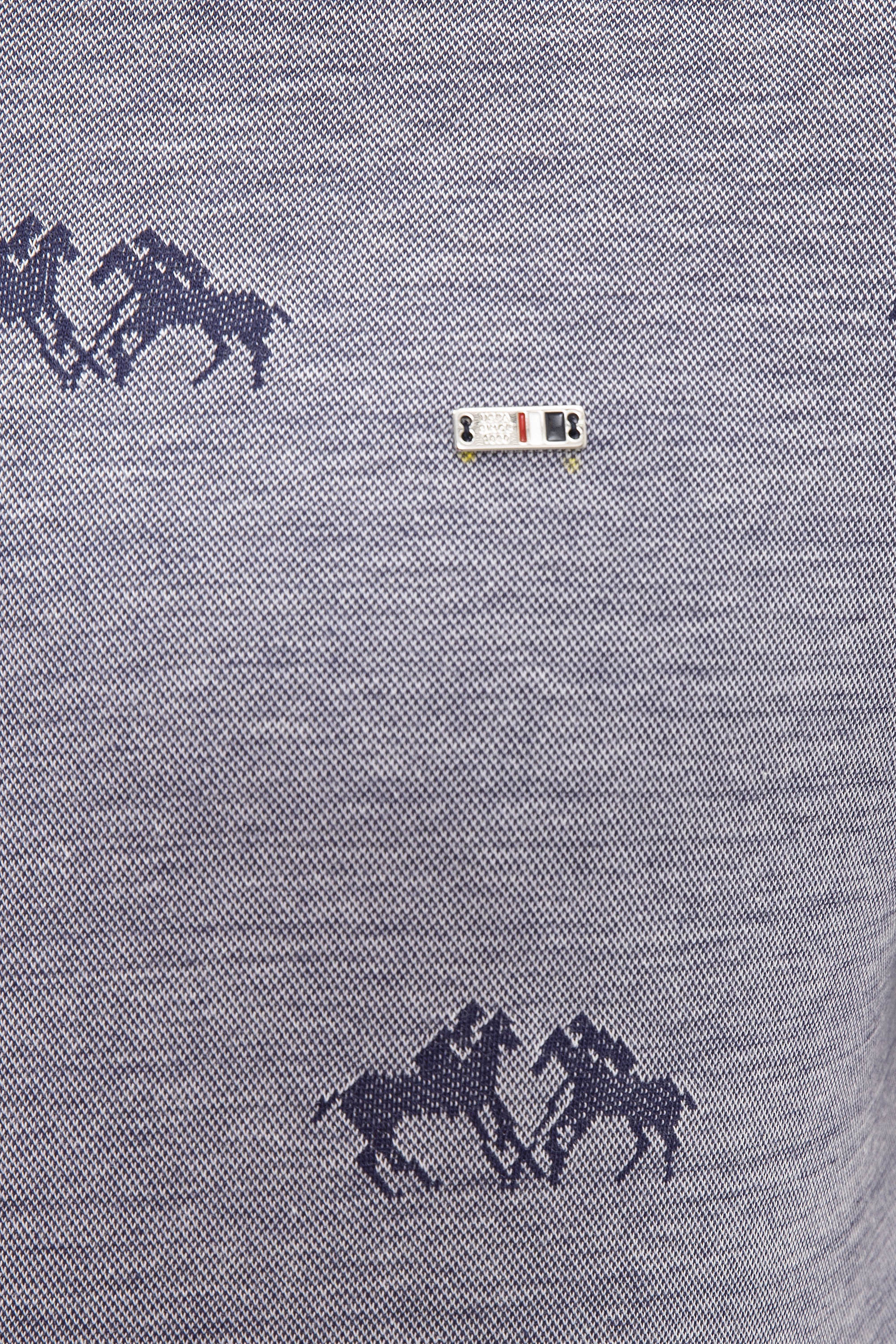 Erkek Lacivert Polo Yaka T-Shirt - Image 5