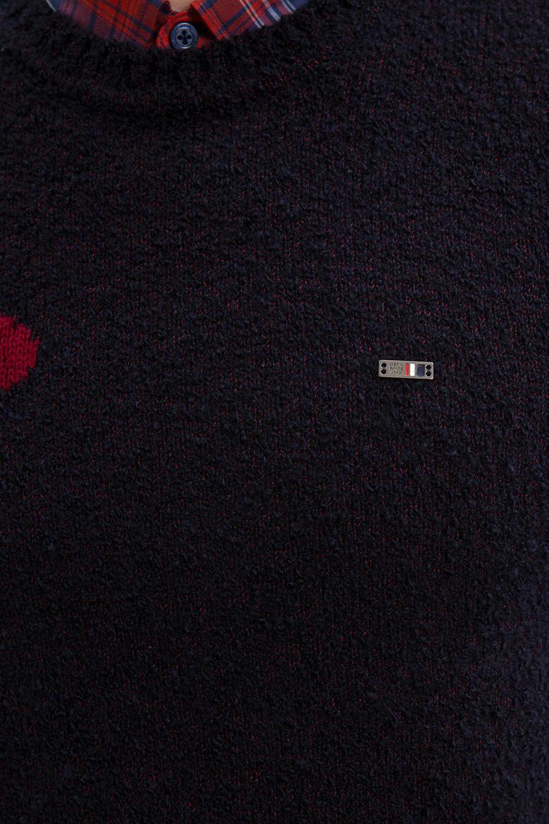 Erkek Lacivert Kazak - 50207538030