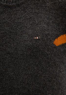 Erkek Antrasit Melanj Kazak - 50207538033