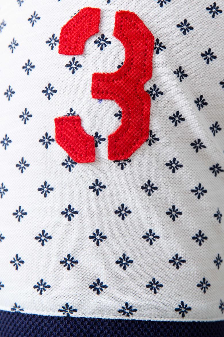 Erkek Beyaz Polo Yaka T-Shirt - 50199783001