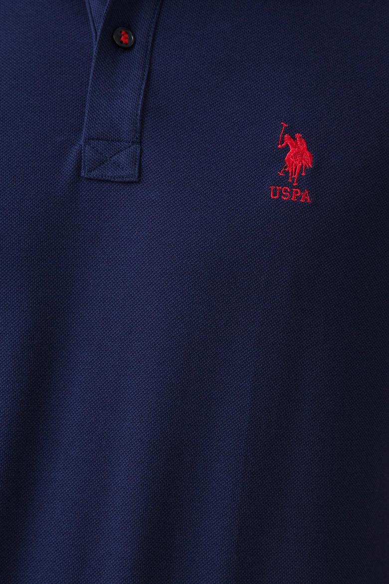 Erkek Lacivert Polo Yaka T-Shirt Basic - 50199833153