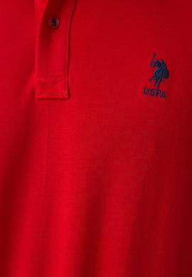 Erkek Kırmızı Polo Yaka Basic T-Shirt - 50199833222