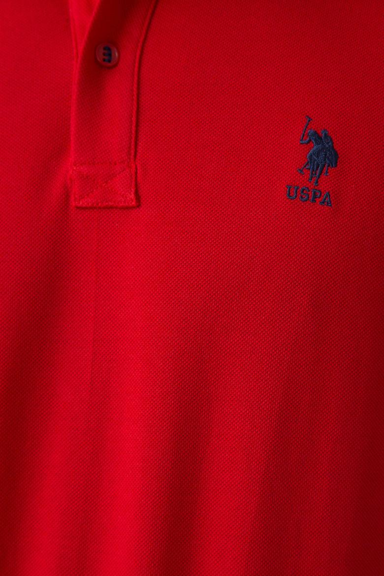 Erkek Kırmızı Polo Yaka Basic T-Shirt - 50199833222