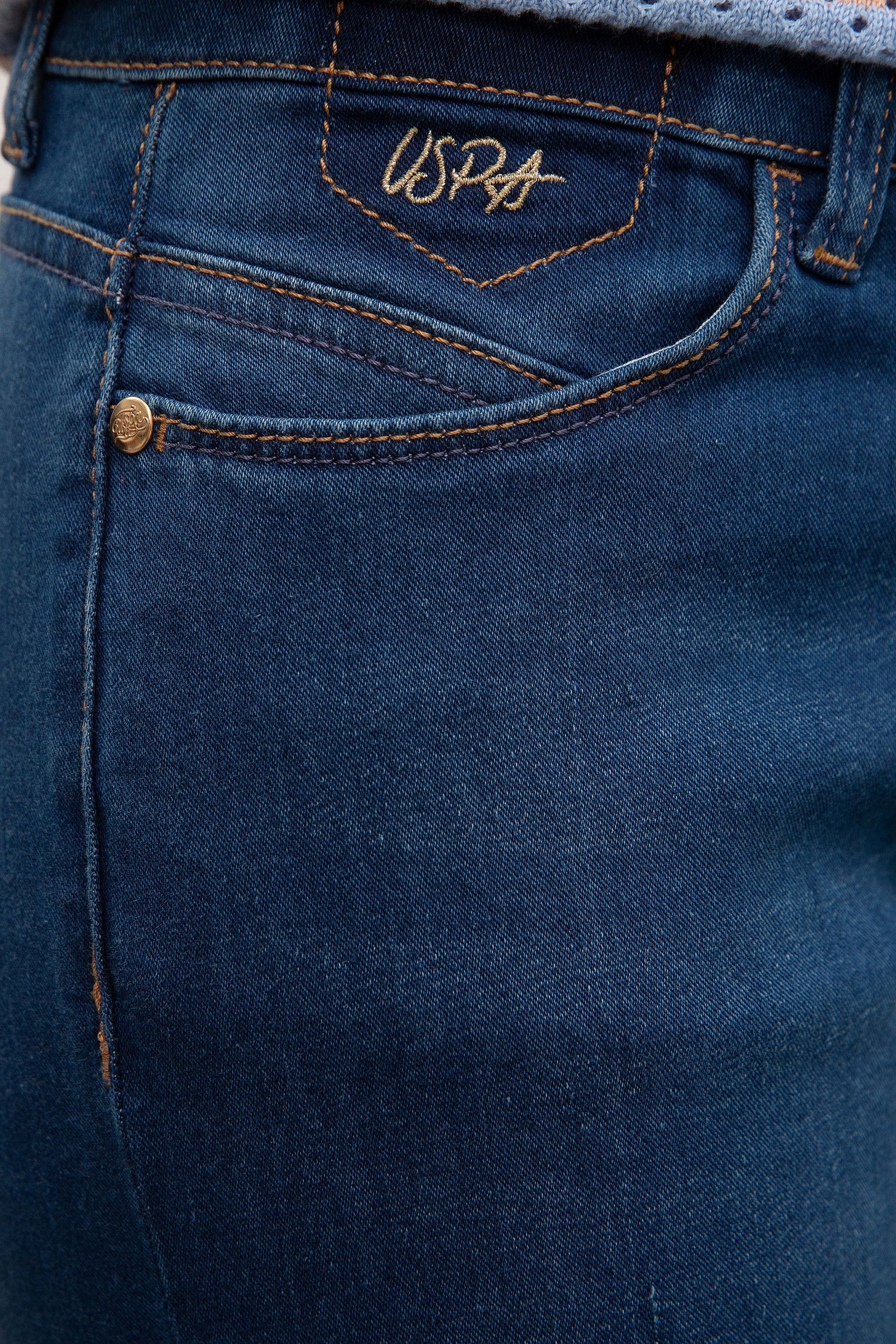 Kadın Mavi Jean Pantolon - Image 4