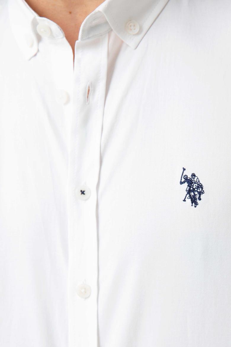 Erkek Beyaz Gömlek Uzunkol Basic - 50200418004