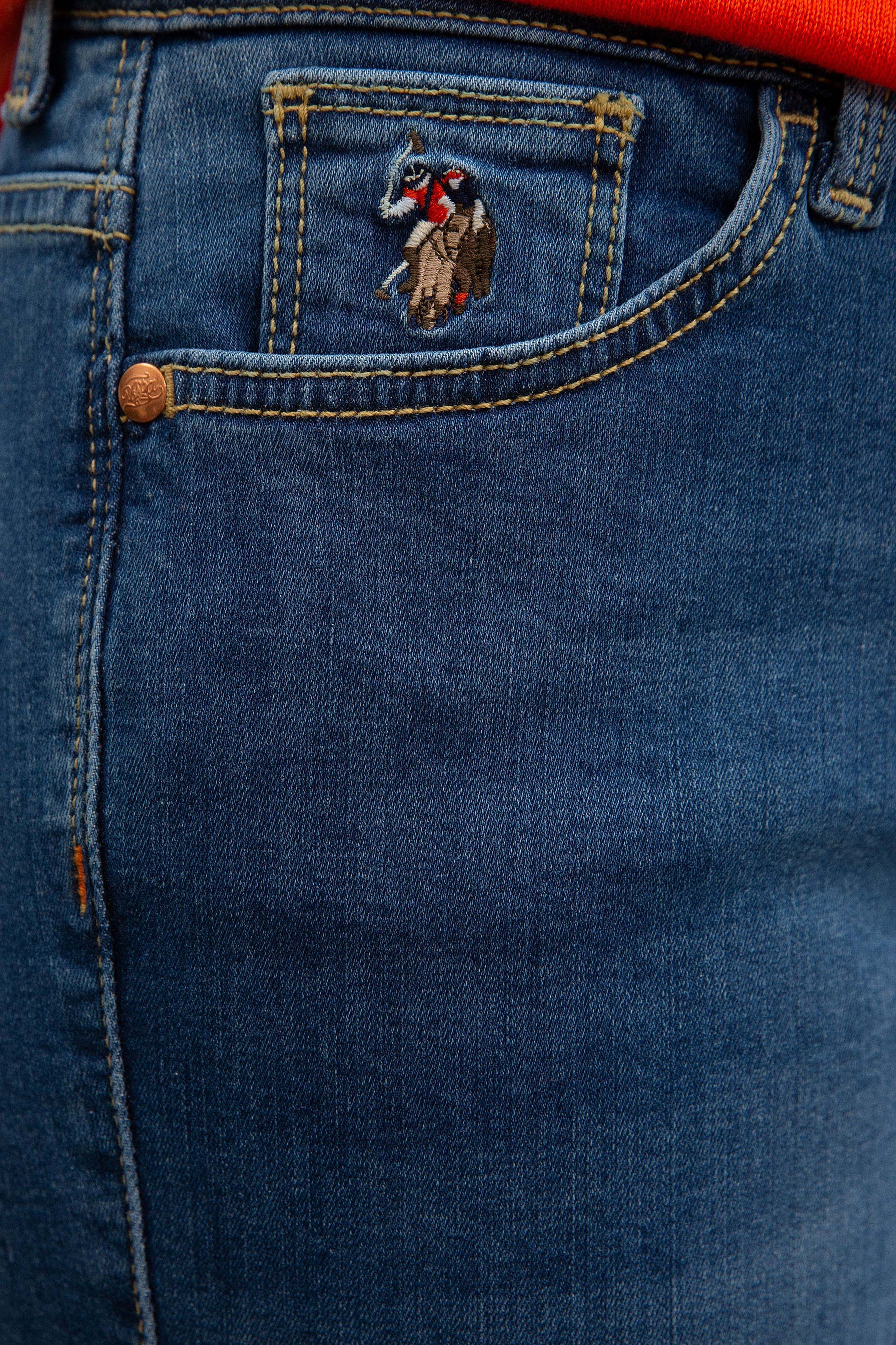 Kadın Mavi Denim Pantolon