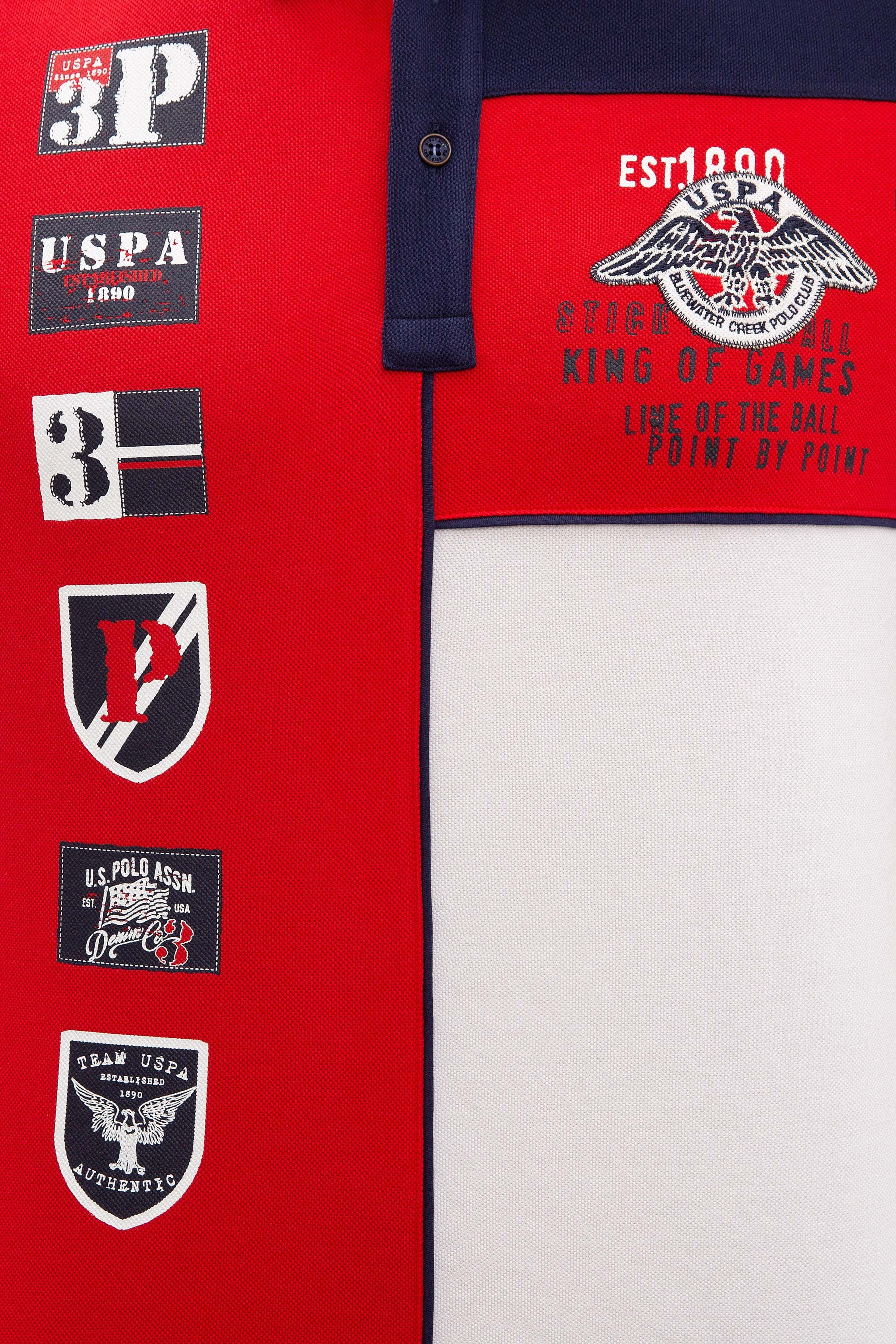 Erkek Kırmızı Polo Yaka T-Shirt - Image 5