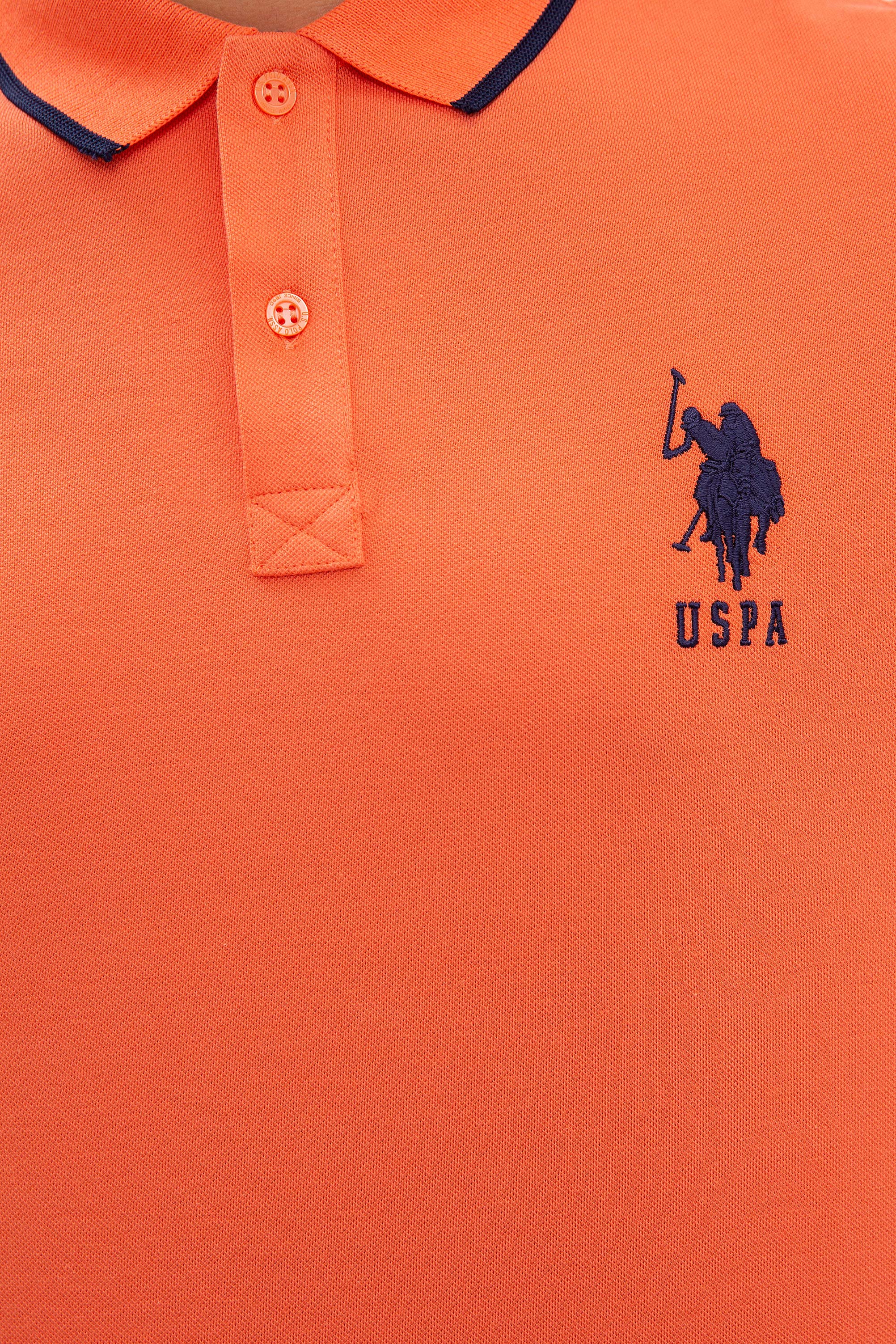 Erkek Somon Polo Yaka T-Shirt Basic - Image 6