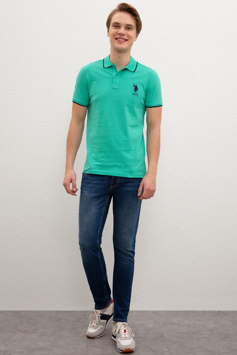 Erkek Mint Yeşili Polo Yaka T-Shirt Basic - 50199990126