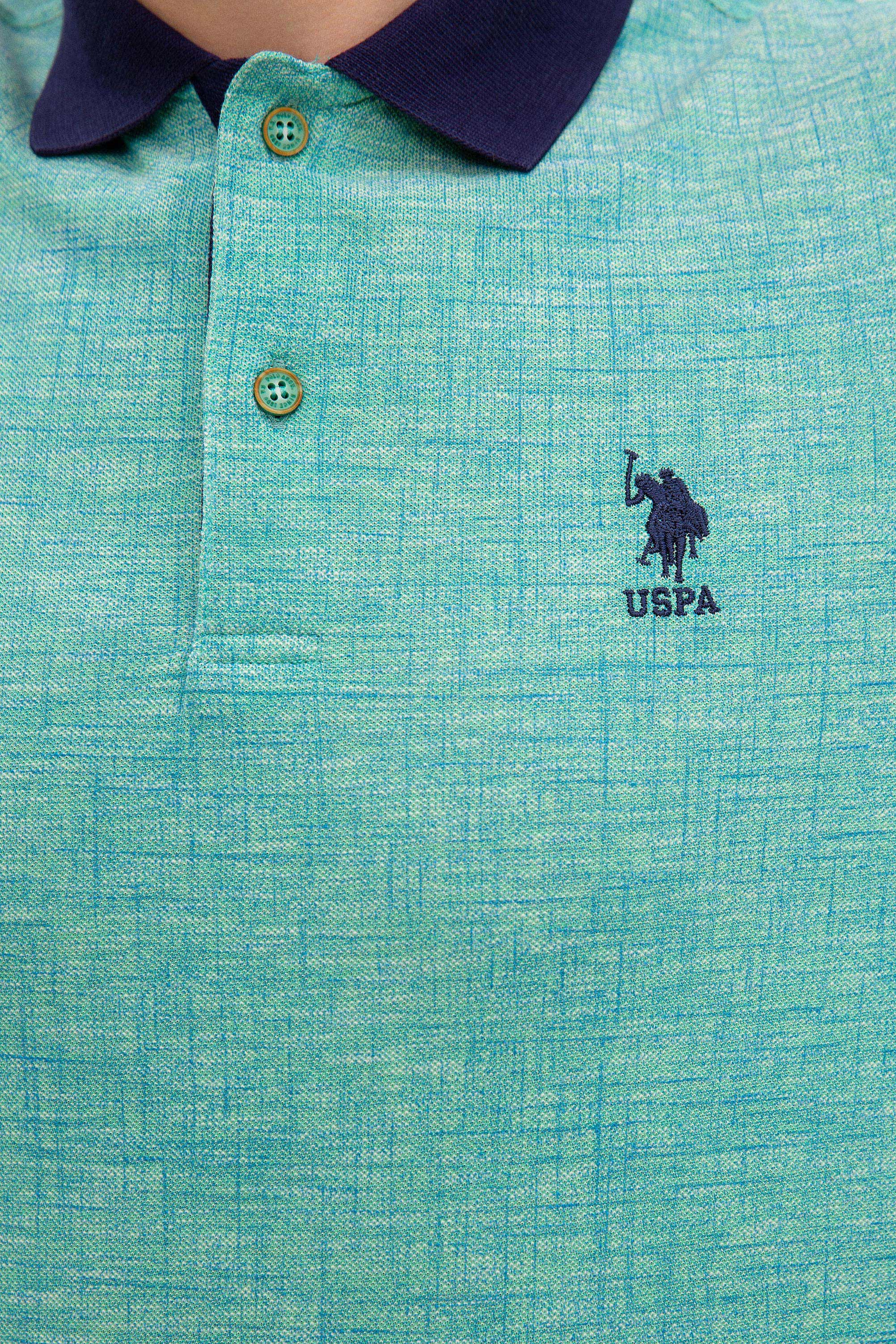 Erkek Mint Yeşili Polo Yaka T-Shirt - Image 5