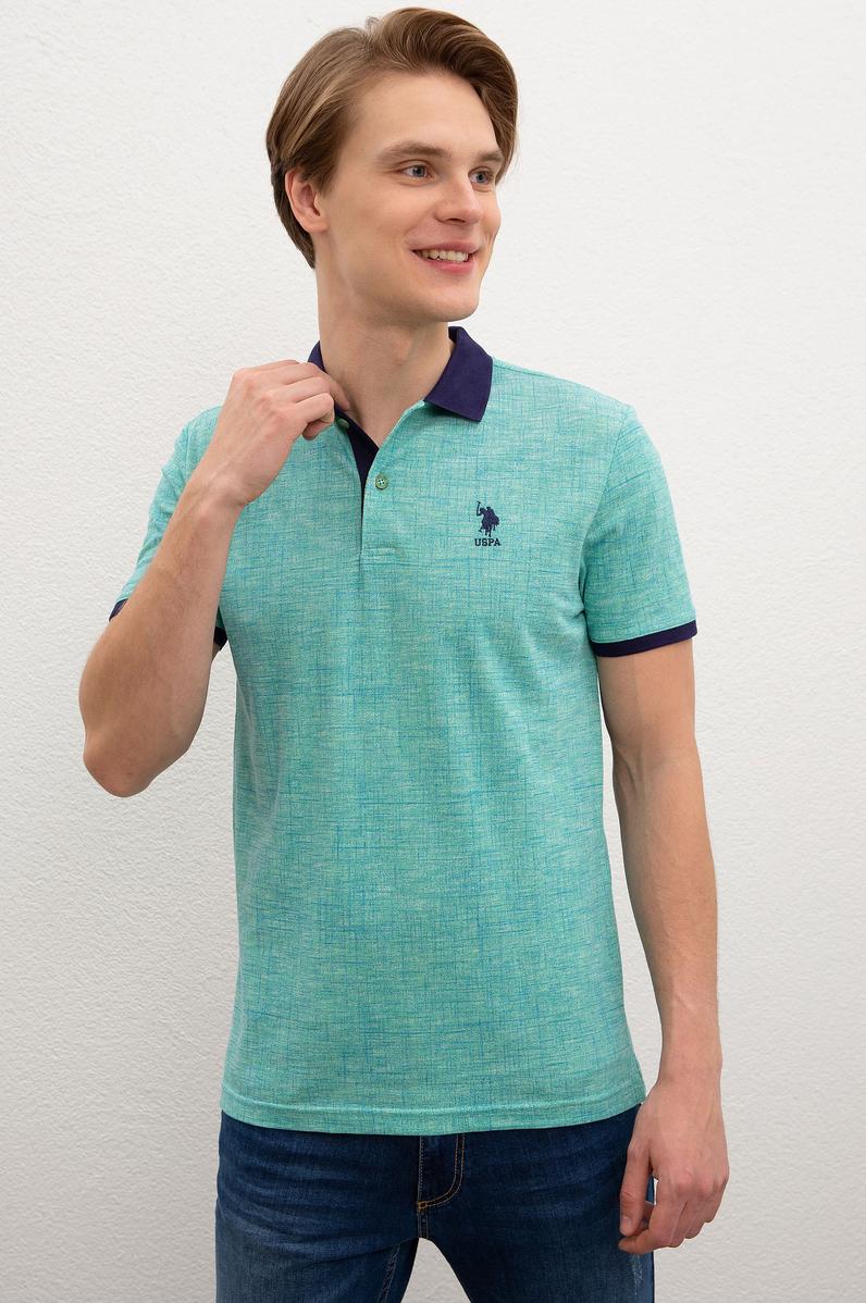 Erkek Mint Yeşili Polo Yaka T-Shirt