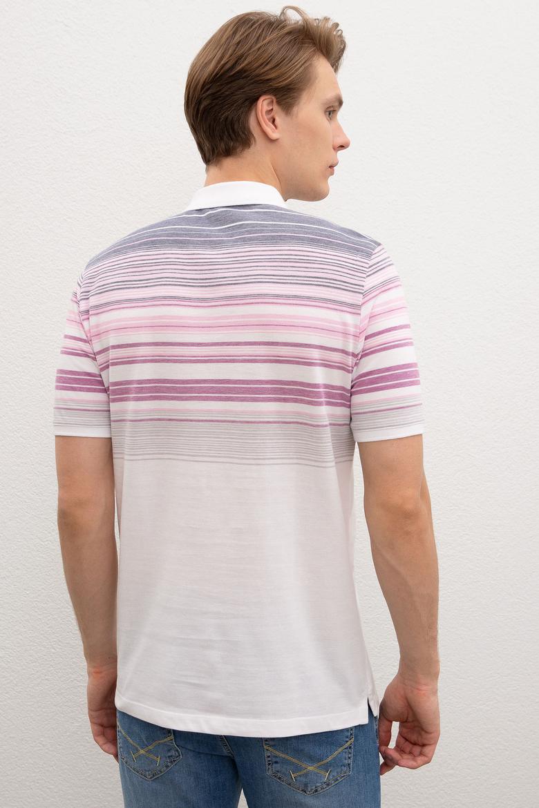 Erkek Menekşe Polo Yaka T-Shirt - 50200024011